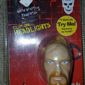 World Wrestling Federation Clip-On Headlights - Tan and Black